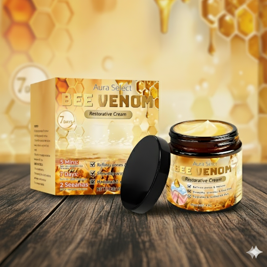 Aura Selection® Crema al Veneno de Abeja – Probada por dermatólogos. Eficaz contra verrugas, nódulos, lesiones, infecciones y cicatrices.